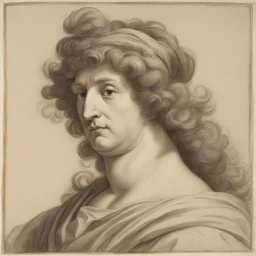 a character by Charles Le Brun