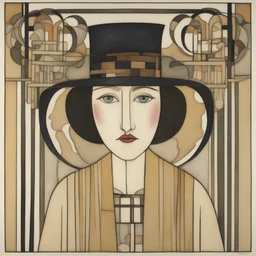 a character by Charles Rennie Mackintosh
