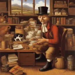 a character by Charles Wysocki