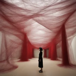 a character by Chiharu Shiota