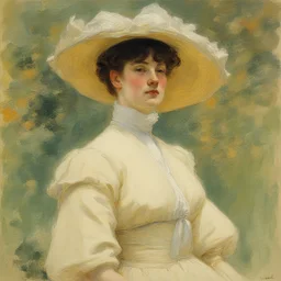 a character by Childe Hassam