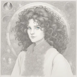 a character by Chris Riddell