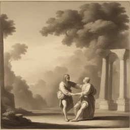 a character by Claude Lorrain