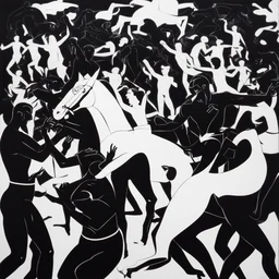 a character by Cleon Peterson
