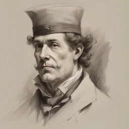 a character by Clovis Trouille