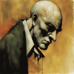 a character by Dave McKean