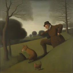 a character by David Inshaw