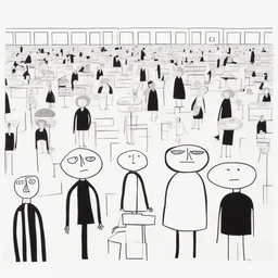 a character by David Shrigley