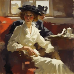 a character by Dean Cornwell