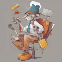 a character by Derek Boshier