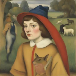 a character by Dora Carrington