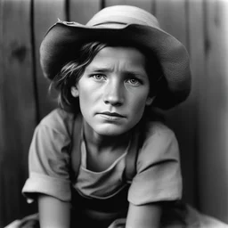 a character by Dorothea Lange