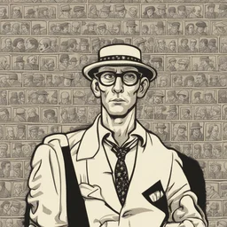 a character by Ed Piskor