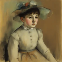 a character by Edgar Degas