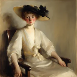 a character by Edmund Tarbell