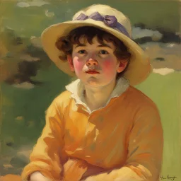 a character by Edward Henry Potthast