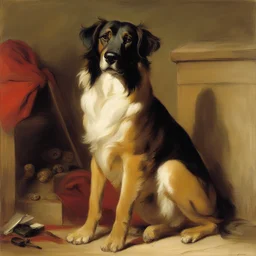 a character by Edwin Henry Landseer