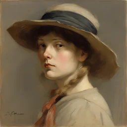 a character by Eilif Peterssen