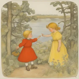 a character by Elsa Beskow