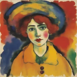 a character by Emil Nolde