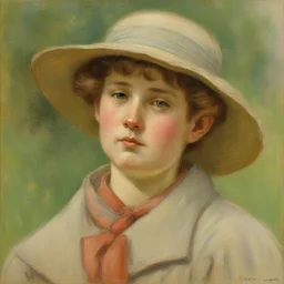 a character by Emile Claus