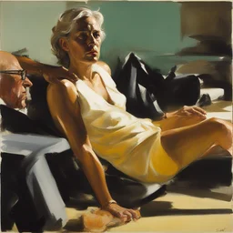 a character by Eric Fischl