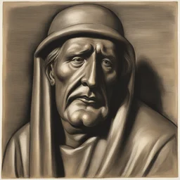 a character by Ernst Barlach