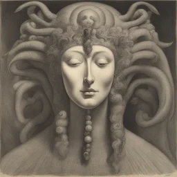 a character by Ernst Fuchs