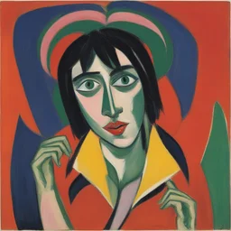a character by Ernst Ludwig Kirchner