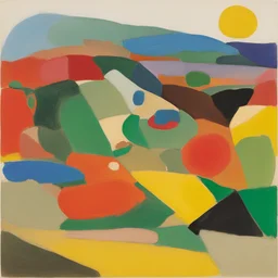 a character by Etel Adnan