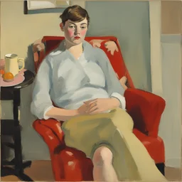 a character by Fairfield Porter