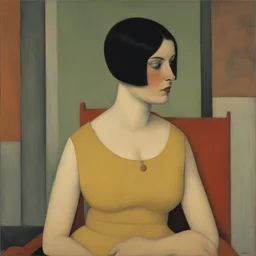 a character by Felice Casorati