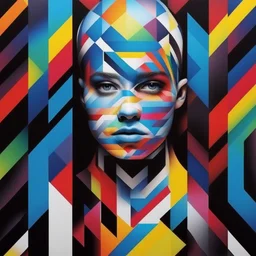 a character by Felipe Pantone