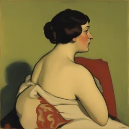 a character by Felix Vallotton