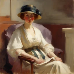 a character by Frank Bramley