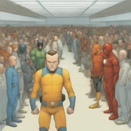a character by Frank Quitely