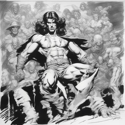 a character by Frank Thorne