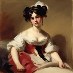 a character by Franz Xaver Winterhalter