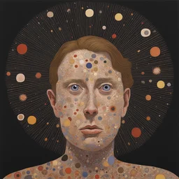a character by Fred Tomaselli