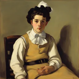 a character by Frederic Bazille