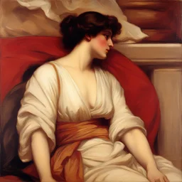 a character by Frederic Leighton