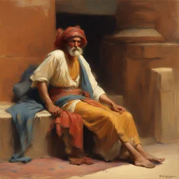 a character by Frederick Arthur Bridgman