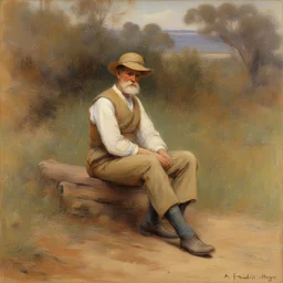a character by Frederick McCubbin
