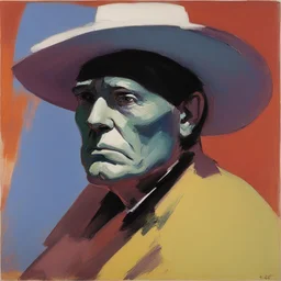 a character by Fritz Scholder