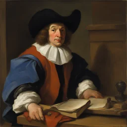 a character by Gabriel Metsu