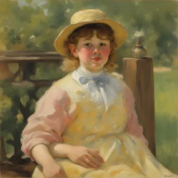 a character by Gari Melchers