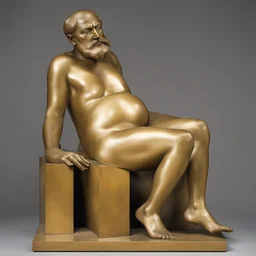 a character by Gaston Lachaise