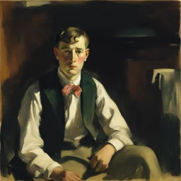 a character by George Bellows