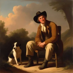 a character by George Caleb Bingham
