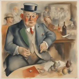 a character by George Grosz